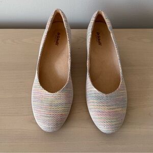 Dr. Scholl’s Woven Multicolored “Be Ready” Wedge Pumps /Size 9 (Never Worn)